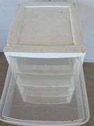 3 Drawer Cart on Wheels  and 4 Drawer Cart