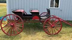 Horse Drawn Two Bench 76” X 38” Buggy