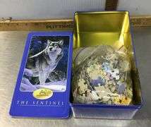 5 Tins With Puzzles