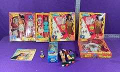 Legends of Yesteryear Indian Braves, Princesses, Pocahontas Doll, Watch & Book