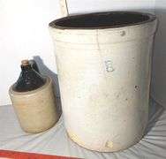 8-gallon Red Wing Stoneware Crock,Stoneware Crock Pattened October 3, 1882