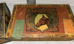 Federal Judge, Harvester & Banner Cigar Boxes
