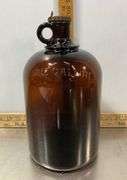 Brown Glass One Gallon Jug