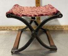 Cast Iron Fold Up Stool