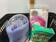 Plastic Basket, Garment Steamer, Butter Warmers, New Years Party Kit & More