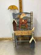 Whole Shelf-Books, Cassettes, Noah Chair, Towels, Lamp, Lazy Susan Catchall, Frames & Much More