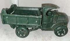 McCormick Deering Cast Iron Tractor & Cast Iron Dump Truck