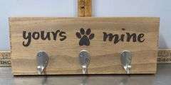 Yours-Mine Paw Key Rack