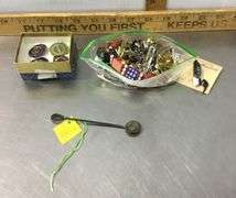 National Dairy Pins, 1915 Salt Spoon, Cuff Links, Tie Tacks, Pins and More