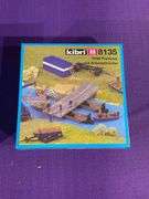 Pair of Kibri 8135 HO Scale Model Kit  of "THW Pontons mit Arbeitsbrücke”