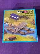 Pair of Kibri 8135 HO Scale Model Kit  of "THW Pontons mit Arbeitsbrücke”