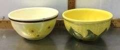 Shawnee and Hull Pottery Bowls