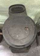 N. Manchester Cast Iron Pot Belly Stove 30.5”T X 16"W X 22”D