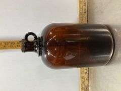 Brown Glass One Gallon Jug