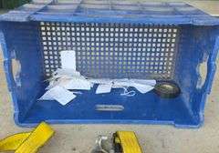 Nylon Rachet Straps and Bin with Tags