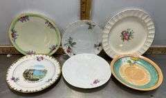 Decorative Plates & Small Tin Tubs & Buckets