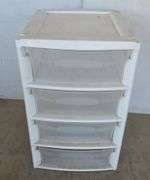 3 Drawer Cart on Wheels  and 4 Drawer Cart