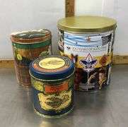 Box Of Tins and Kitchen Canisters