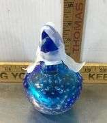 Vintage Blown Glass Perfume Bottle