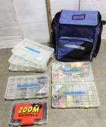Shimano Tackle Bag and Contents