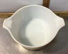 PYREX Woodland Casserole Dish, Brass Decor, Hummel Wall Decor, Peanuts Cookie Jar (some damage)
