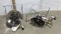 (2) Mr. Heater Sunflower Propane Radiant Heaters