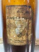 Vintage Large Brown Lactated Pepsin Elixir Bottle