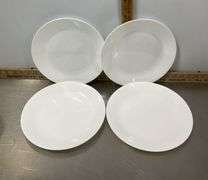 Corelle White Dishes 4 Dinner Plates, 4 Cereal Bowls, 4 Soup Bowls & Lunch Box Tableware
