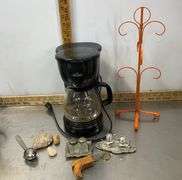 Rival Coffee Maker(works), Hankies, 8mm Reels, Vtg. S & P Shakers, Shaver (works) & Much More