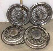 Chevy 15” Wire Hubcaps