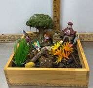 Fairy Garden, Cookbooks, Recipe Tin, Patterns, Milk Glass Tall Vase & More