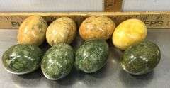 8 Stone/Marble Eggs