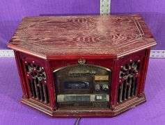 Electro Brand 7-in-1 Nostalgic Wooden Music Center