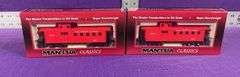 Pair of Mantua Classics HO B&O Old Time OT Wood Caboose Baltimore & Ohio