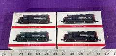 Set of 4 Southern Pacific Locomotives