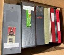 Box of Binders, Boxes of Staples (full), Clipboard, Note Pads, Box of 3 Tab Folders & More