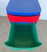 2 Drawer Cart on Wheels, 3 Drawer Colorful Cart