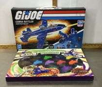 G.I.Joe Cobra Rattler Construction Set and Harley Davidson Crayons