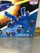 G.I.Joe Cobra Rattler Construction Set and Harley Davidson Crayons