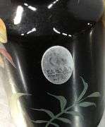 Fenton Black Hand Painted Bell