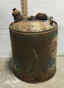 Vintage 5 Gallon Zephyr Motor Oil Can