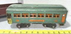 1930s Lionel Standard Gauge No. 342 Observation Car & Lionel No. 212 Cargo Car