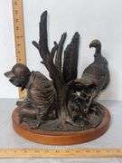 Bronze Sculpture “Who’s Huntin’ Who” by John Parsons