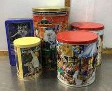 5 Tins With Puzzles