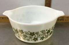 2 PYREX Dishes, Spring Blossom & Town and Country Yellow