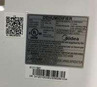 Midea Dehumidifier - Powers On When Plugged In