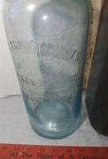 Two Large Glass Bottles from Detroit