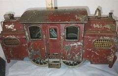 Lionel No. 38 Standard Gauge Engine, #116 Ballast Hopper & More