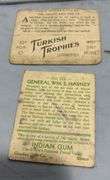 General W.S. Harney Indian Gum Cards, Turkish Trophies Cigarettes Cards & Other Advertising Ephemera