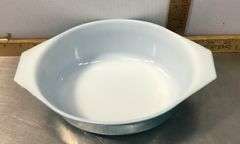 PYREX Horizon Blue and Gold Acorn Casserole Dishes